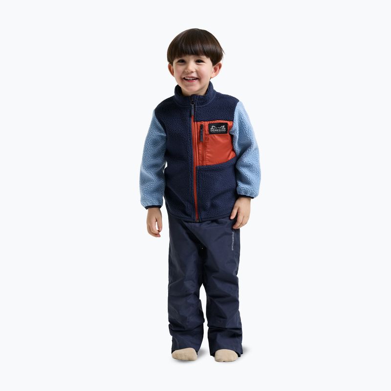 Kinder Fleecejacke Didriksons Anten 2 Fz winter blue 4