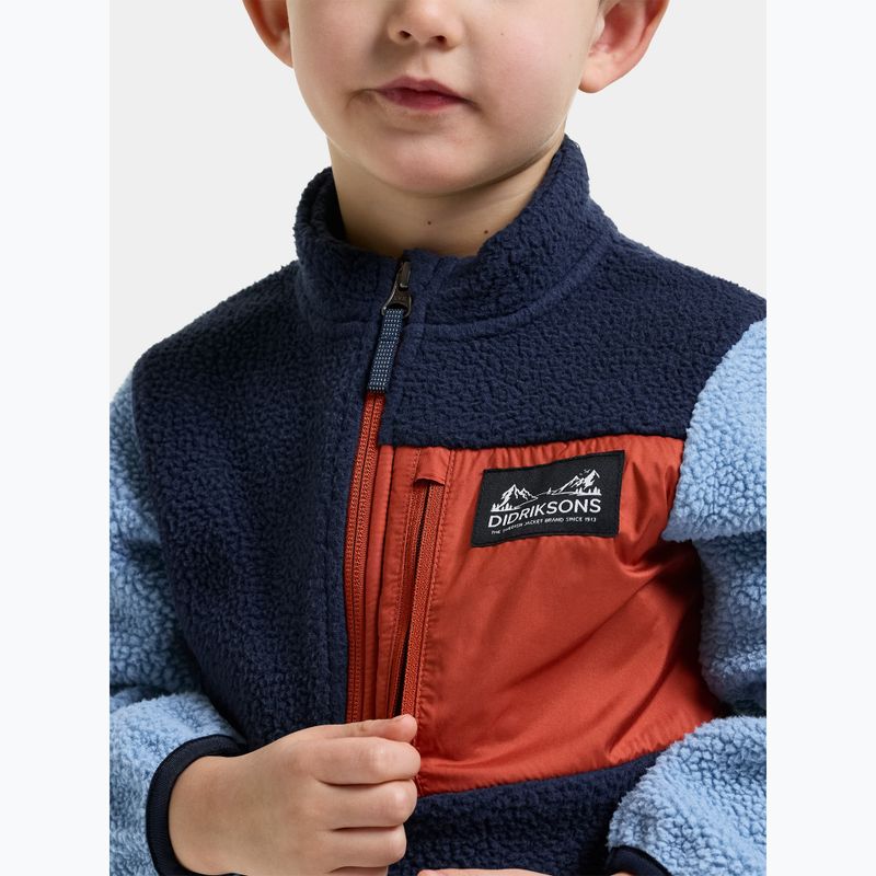 Kinder Fleecejacke Didriksons Anten 2 Fz winter blue 8