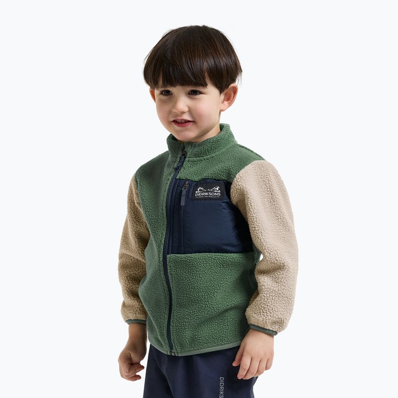 Kinder Fleecejacke Didriksons Anten 2 Fz beach beige 3