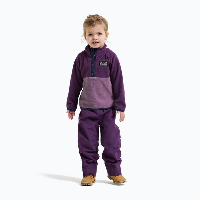 Kinder Fleecejacke Didriksons Monte 6 Half Button northern purple 4