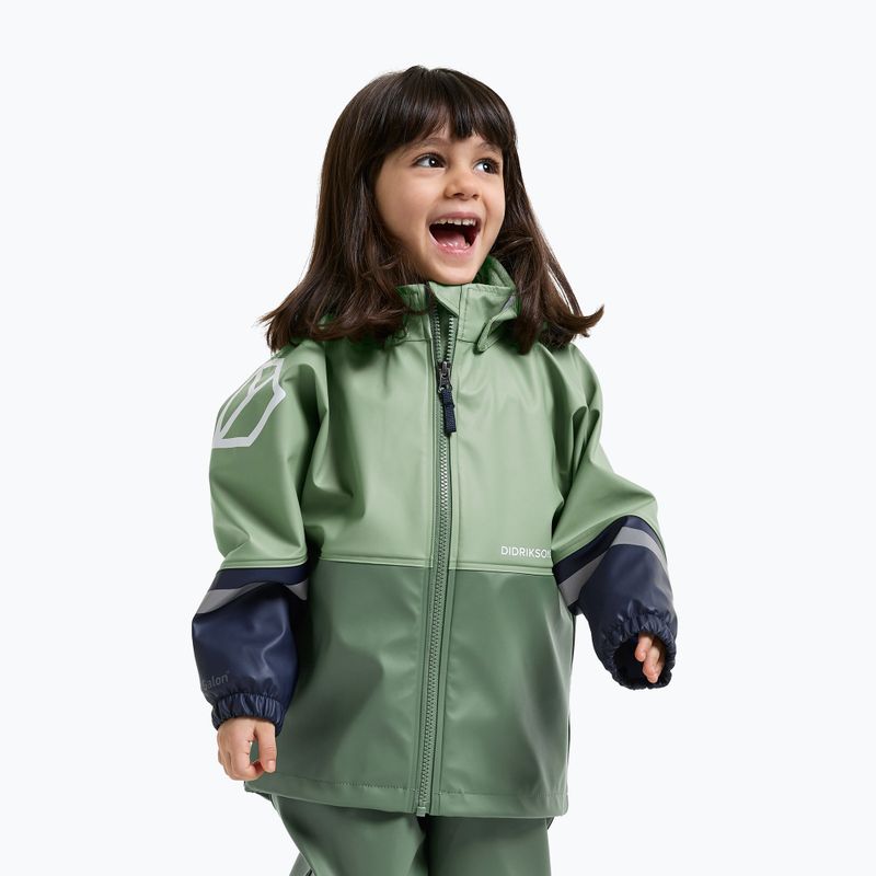 Kinder-Set Didriksons Waterman 12 sage green 7