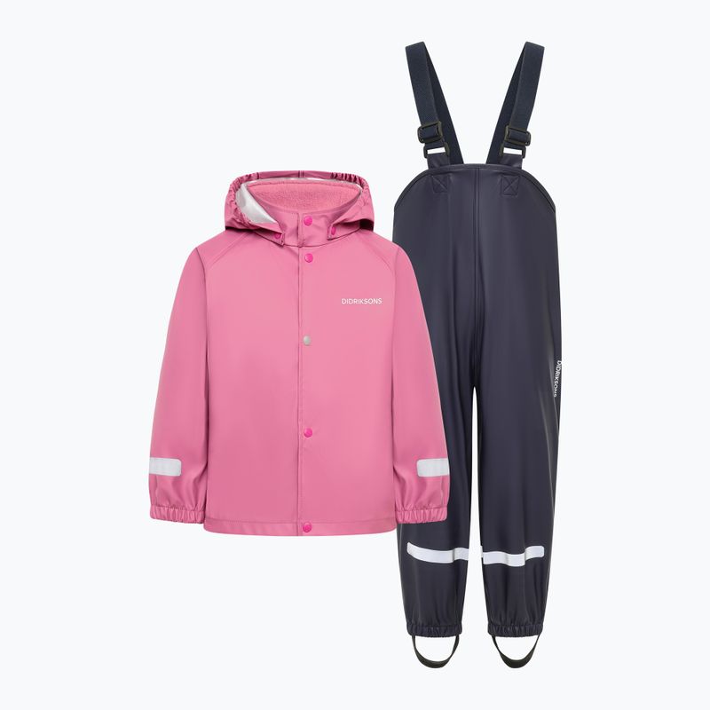 Kinder-Regenanzug Didriksons Slaskeman 4 heather pink