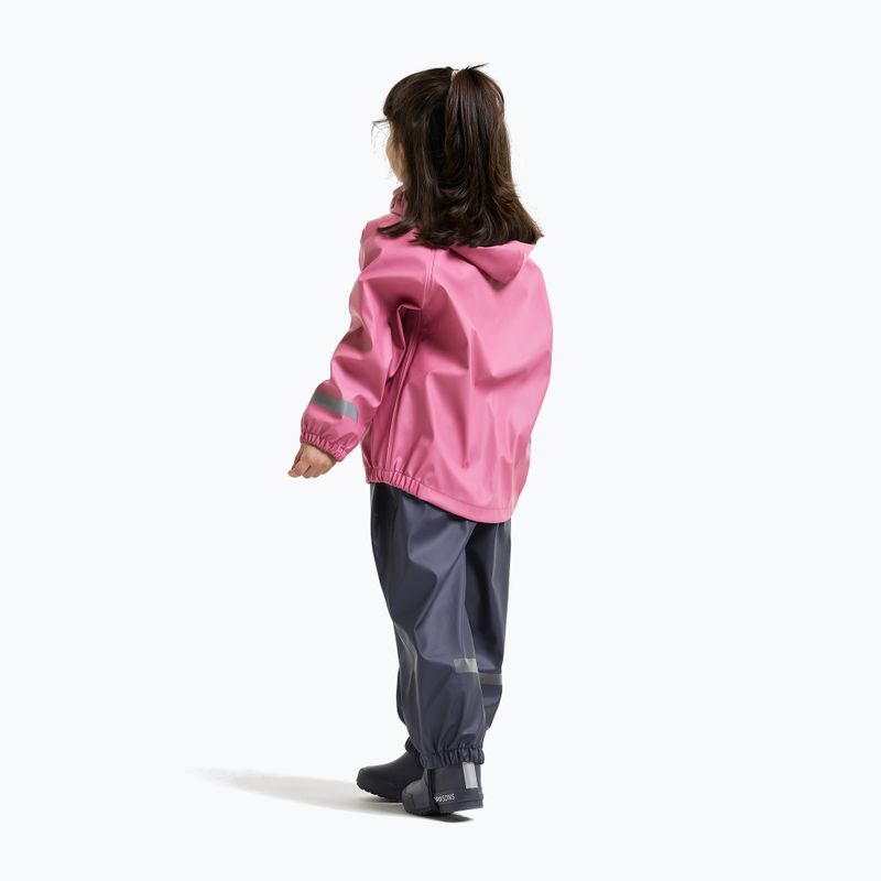 Kinder-Regenanzug Didriksons Slaskeman 4 heather pink 4