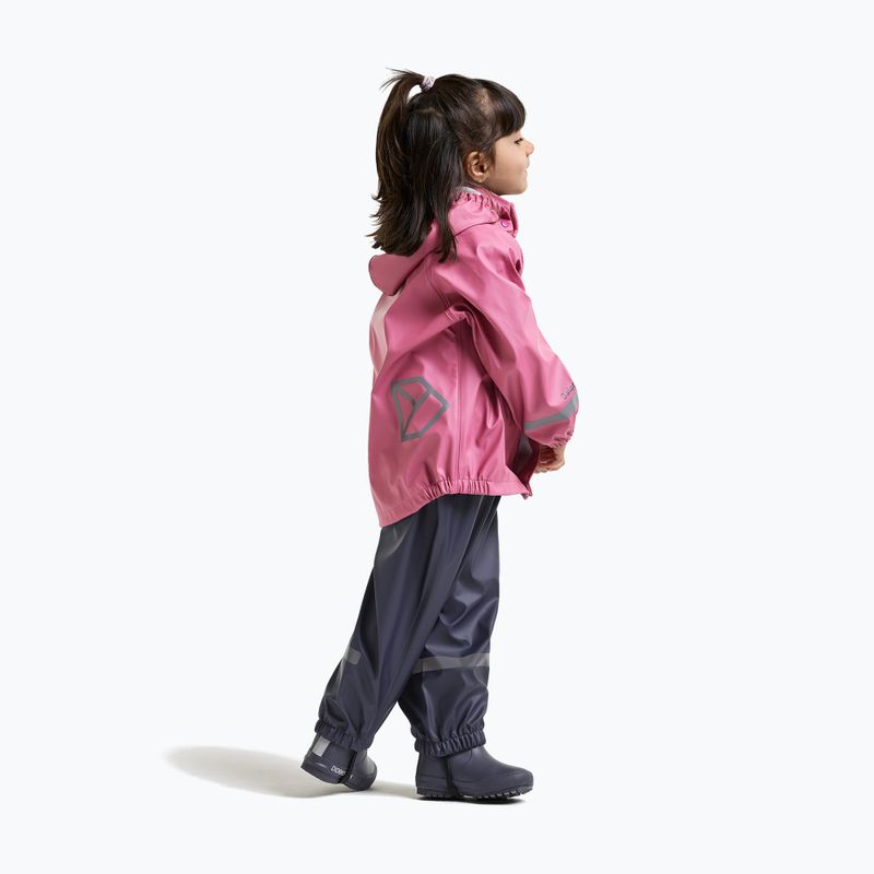 Kinder-Regenanzug Didriksons Slaskeman 4 heather pink 6