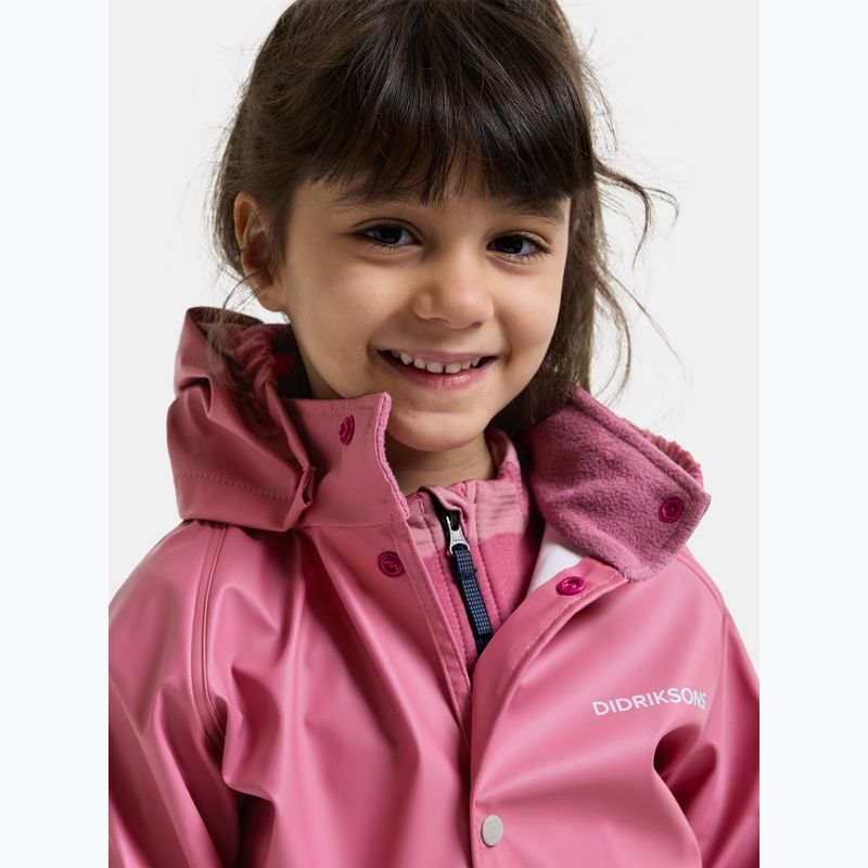Kinder-Regenanzug Didriksons Slaskeman 4 heather pink 10