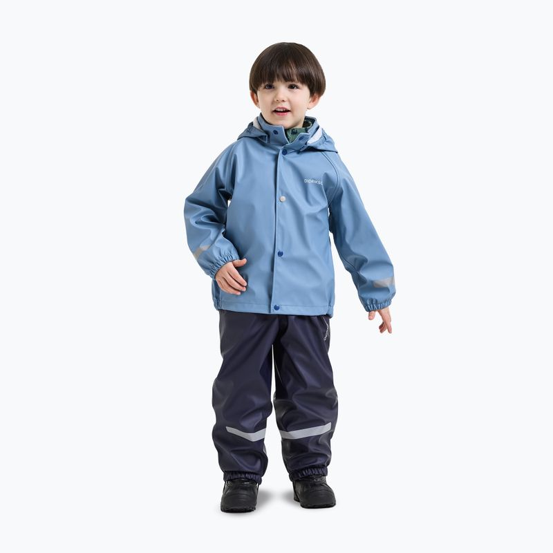 Kinder-Regenanzug Didriksons Slaskeman 4 winter blue 3