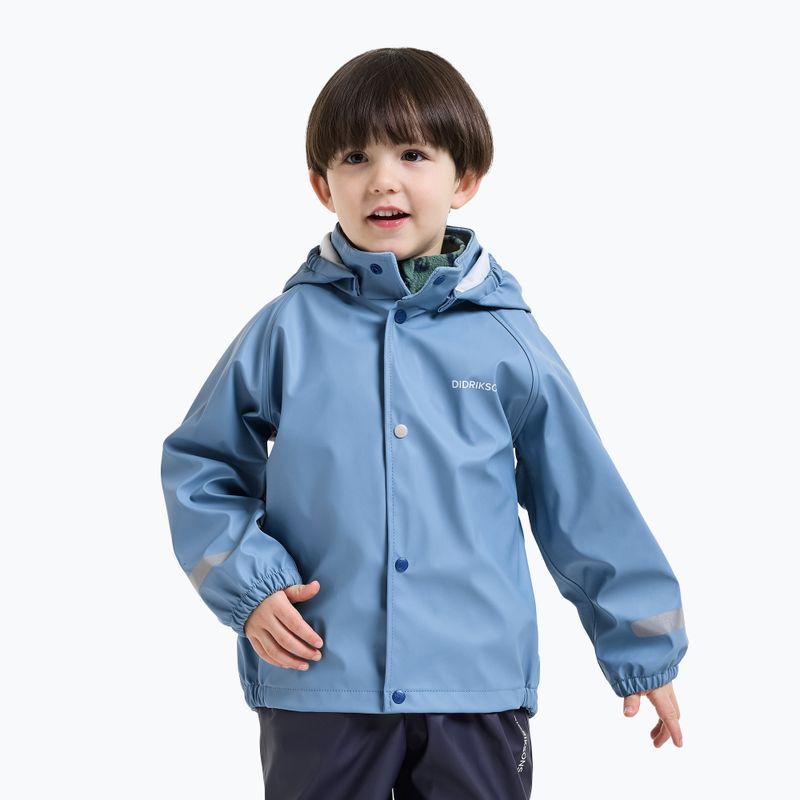 Kinder-Regenanzug Didriksons Slaskeman 4 winter blue 9