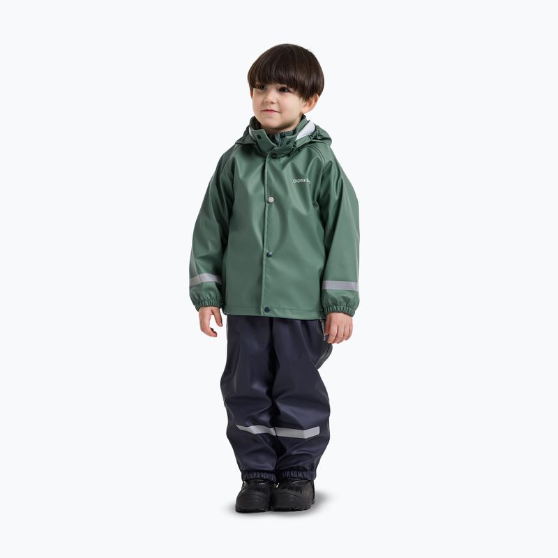 Kinder-Regenanzug Didriksons Slaskeman 4 dark moss 3