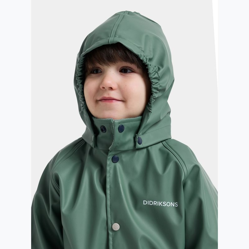 Kinder-Regenanzug Didriksons Slaskeman 4 dark moss 9