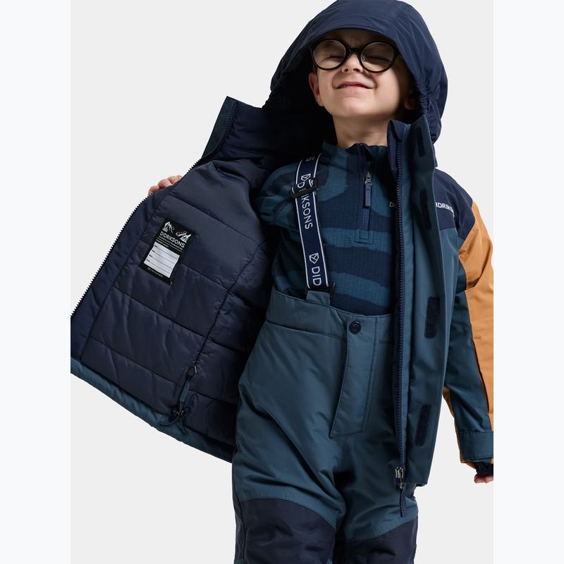 Kinder-Skianzug Didriksons Skare Multi mountain blue 7