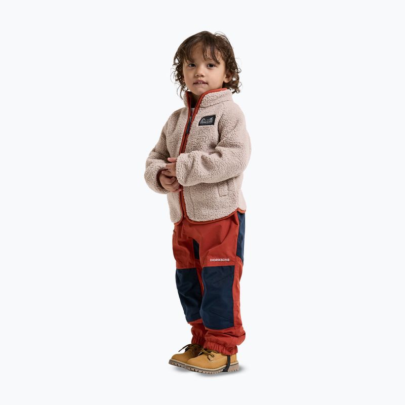Kinder Fleecejacke Didriksons Gibbsc 2 Fz beach beige/rust 4