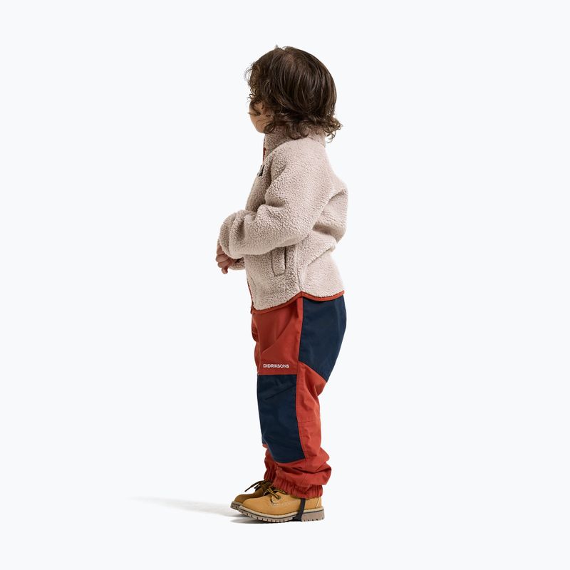 Kinder Fleecejacke Didriksons Gibbsc 2 Fz beach beige/rust 5