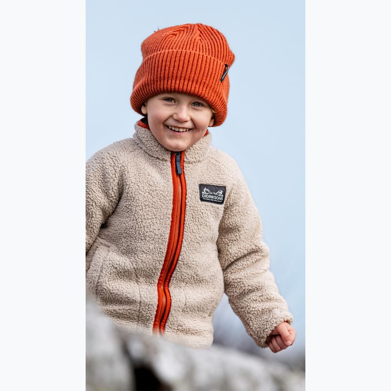 Kinder Fleecejacke Didriksons Gibbsc 2 Fz beach beige/rust 14