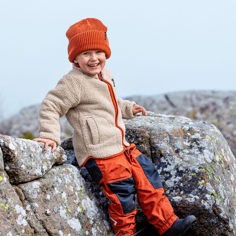 Kinder Fleecejacke Didriksons Gibbsc 2 Fz beach beige/rust 15