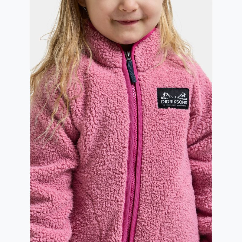 Kinder Fleecejacke Didriksons Gibbsc 2 Fz heather pink/cactus pink 7