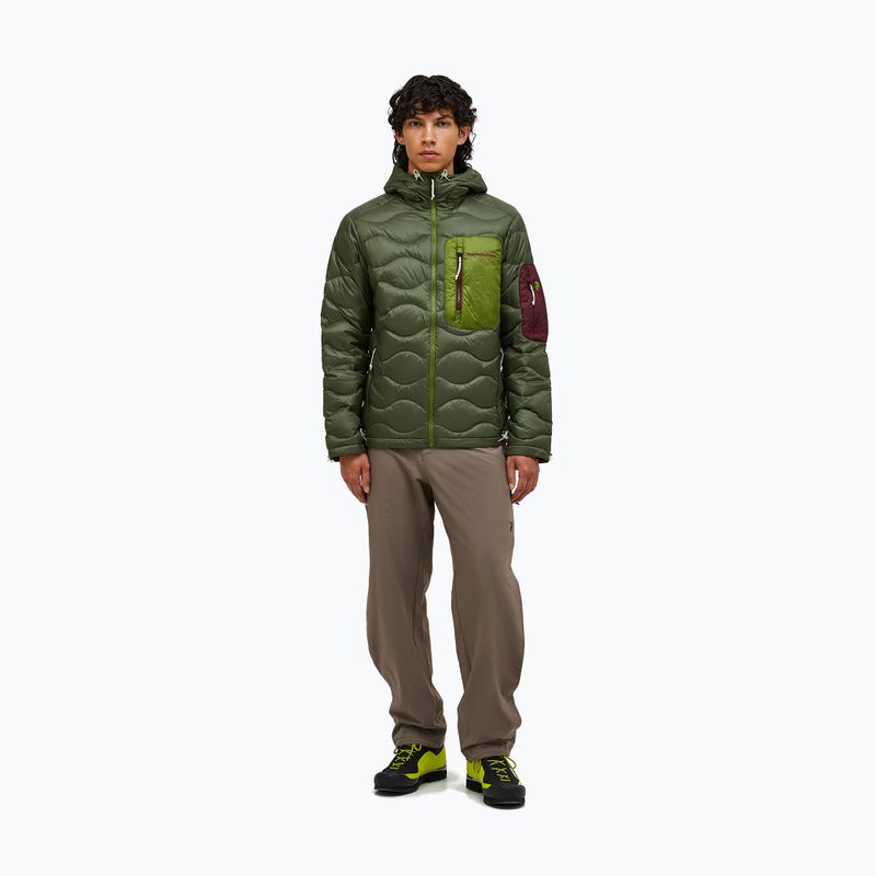 Herren-Daunenjacke Peak Performance Helium Utility Down Hood Pine Needle/Mosswood 2