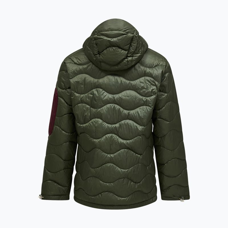 Herren-Daunenjacke Peak Performance Helium Utility Down Hood Pine Needle/Mosswood 7