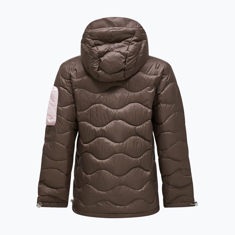 Damen-Daunenjacke Peak Performance Helium Utility Down terrain tan/mountain blush 8