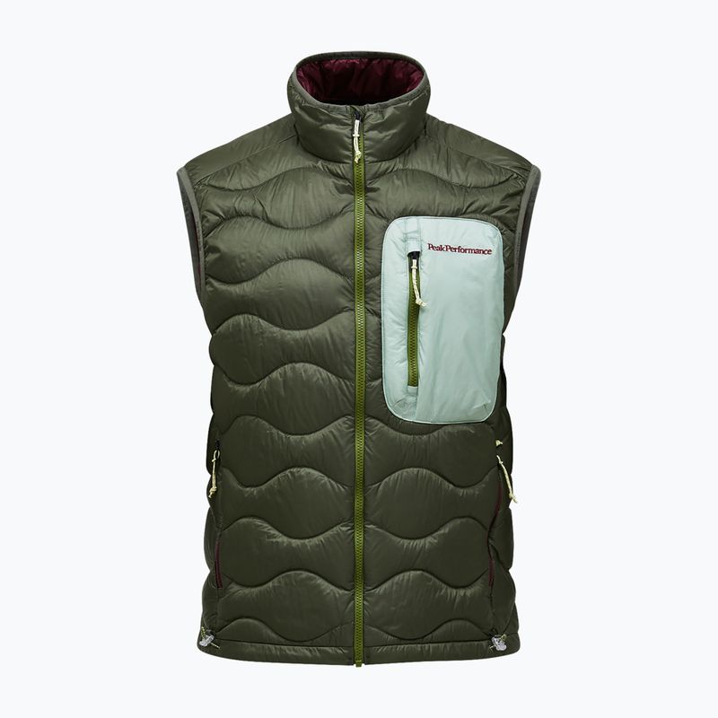 Herrenweste Peak Performance Helium Utility Down pine needle/frosted fern 6