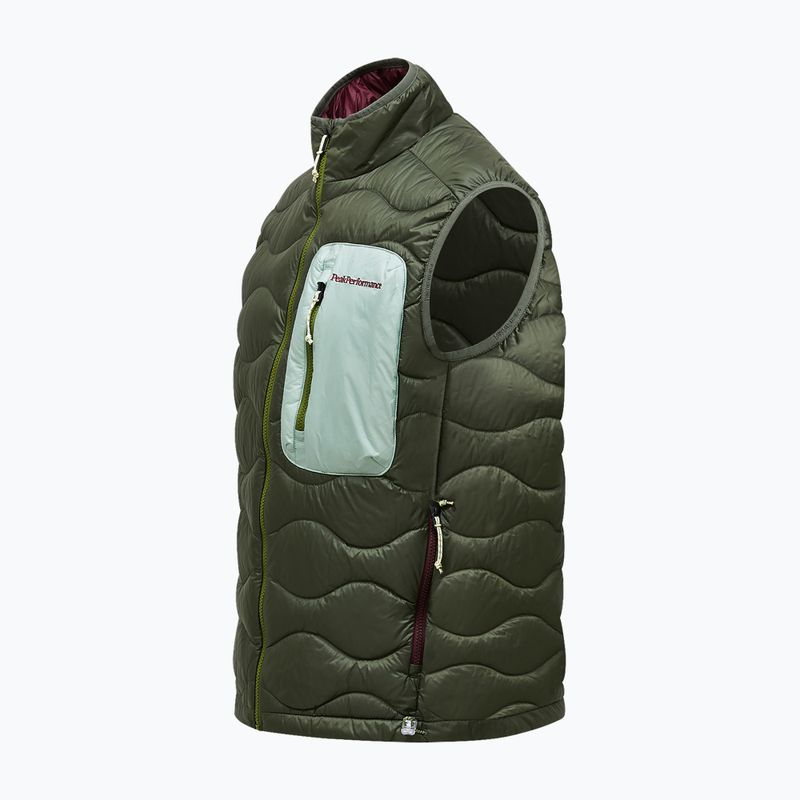 Herrenweste Peak Performance Helium Utility Down pine needle/frosted fern 8