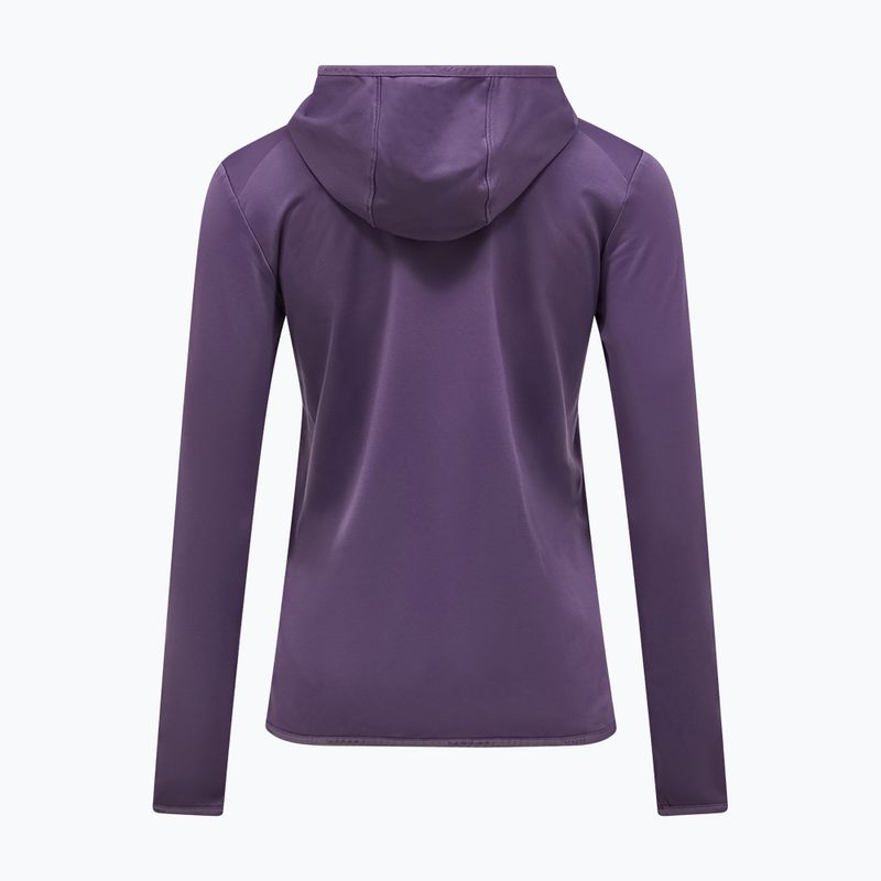 Damen-Trekkingsweatshirt Peak Performance Light Zip Hood montana grape 6