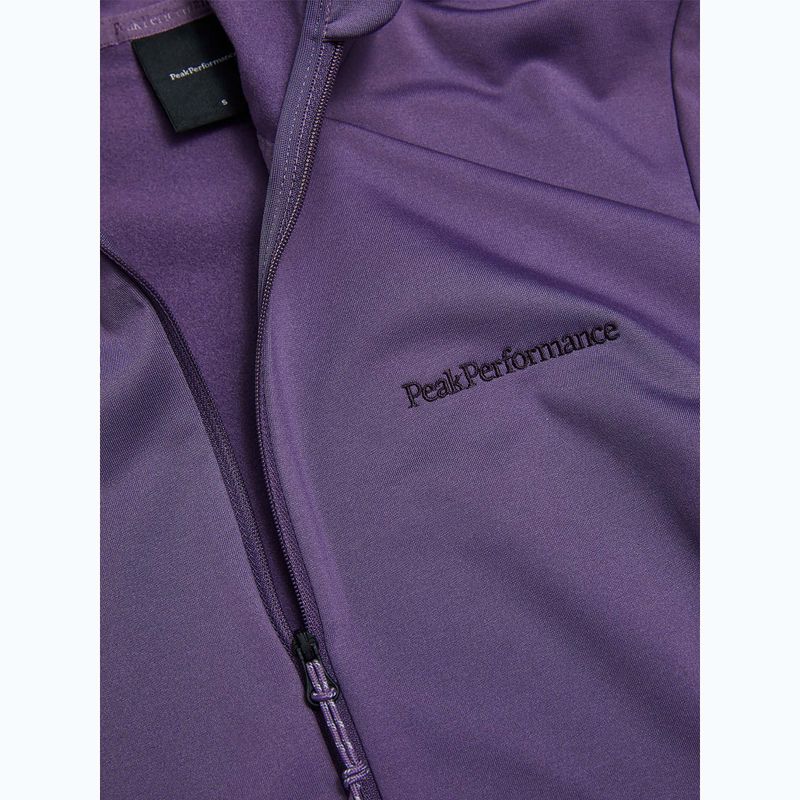Damen-Trekkingsweatshirt Peak Performance Light Zip Hood montana grape 8