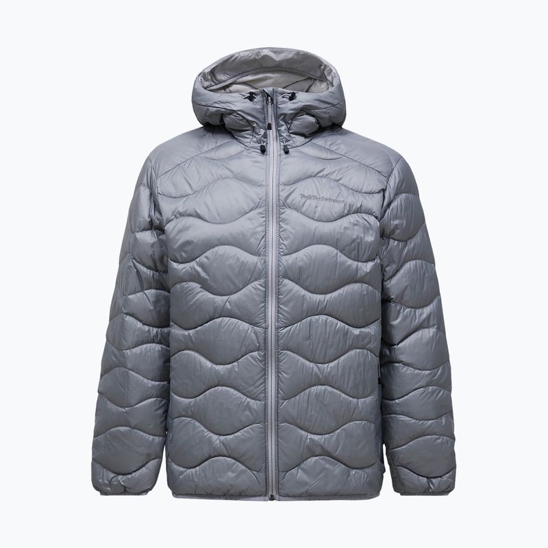 Herren-Daunenjacke Peak Performance Helium Down Hood lt grey/antarctica 5