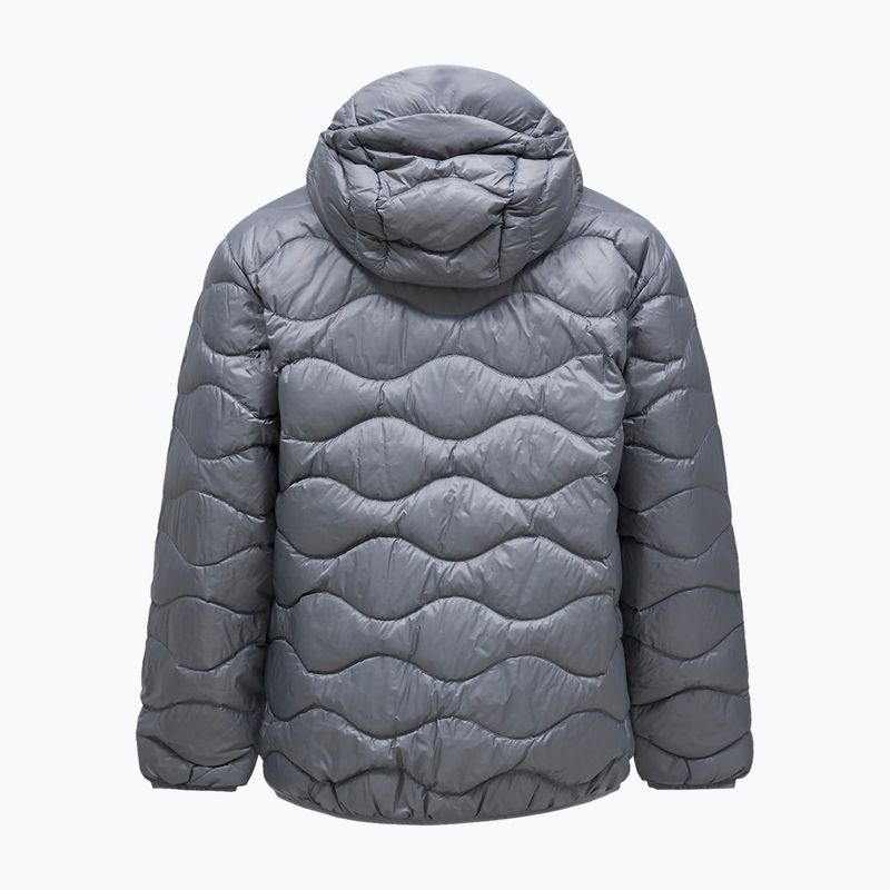 Herren-Daunenjacke Peak Performance Helium Down Hood lt grey/antarctica 6