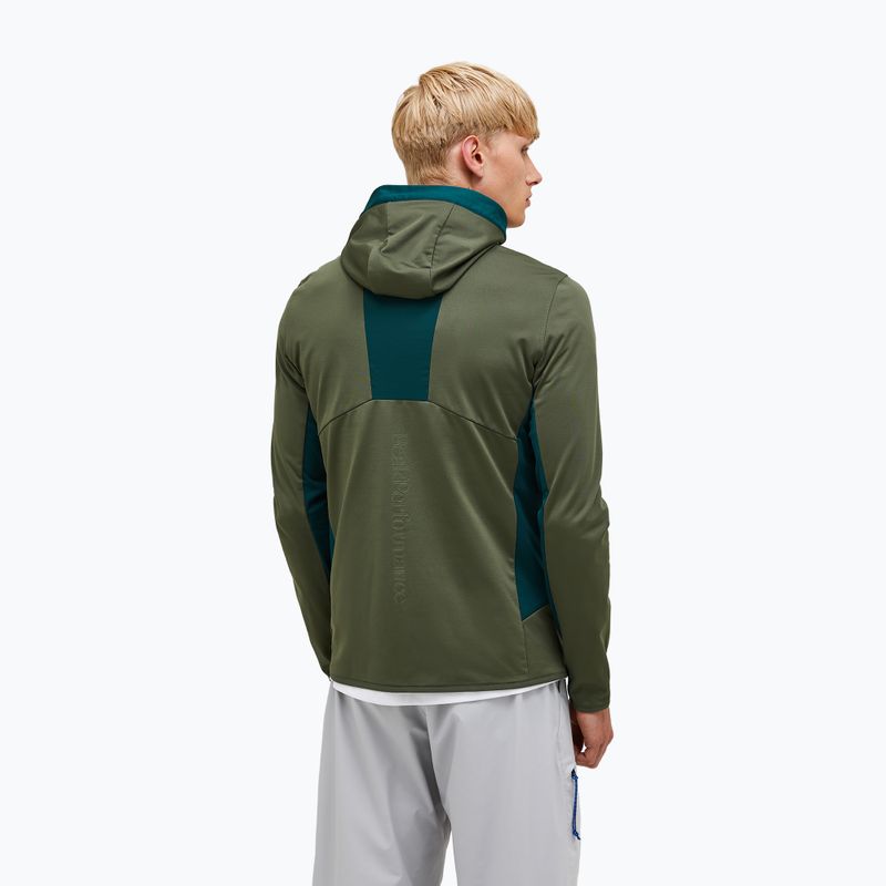 Herrenpullover Peak Performance Utility Light Zip pine needle/ponderosa pine 2