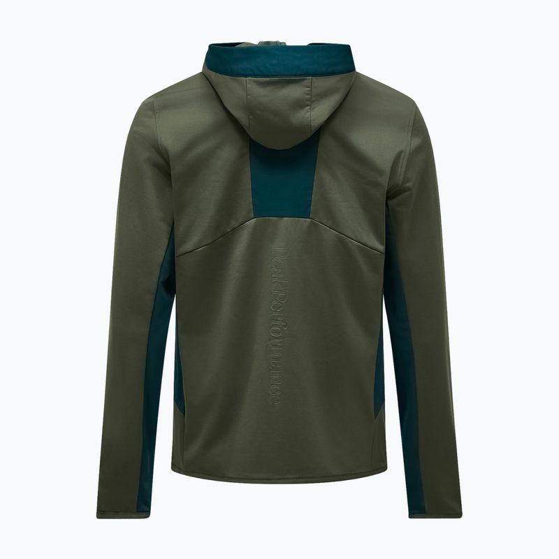 Herrenpullover Peak Performance Utility Light Zip pine needle/ponderosa pine 4