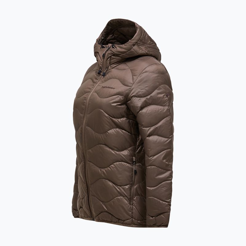 Damen-Daunenjacke Peak Performance Helium Down Hood terrain tan 8