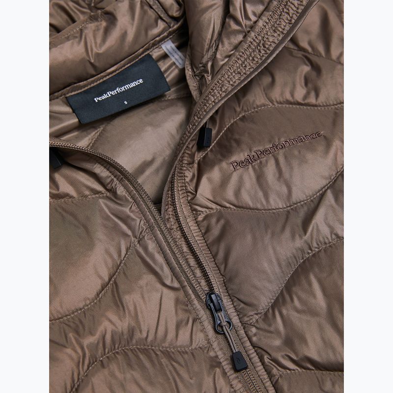 Damen-Daunenjacke Peak Performance Helium Down Hood terrain tan 9