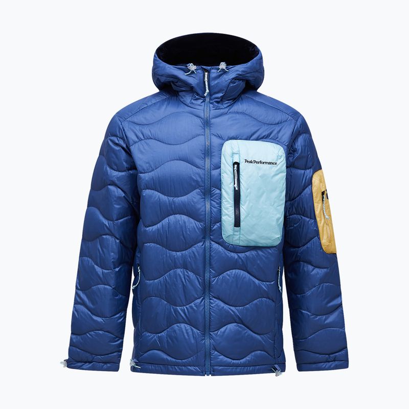 Herren-Daunenjacke Peak Performance Helium Utility Down Hood Summit Sky/Snowmelt 7