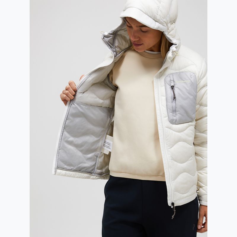 Damen-Daunenjacke Peak Performance Helium Utility Down offwhite/antarctica 3