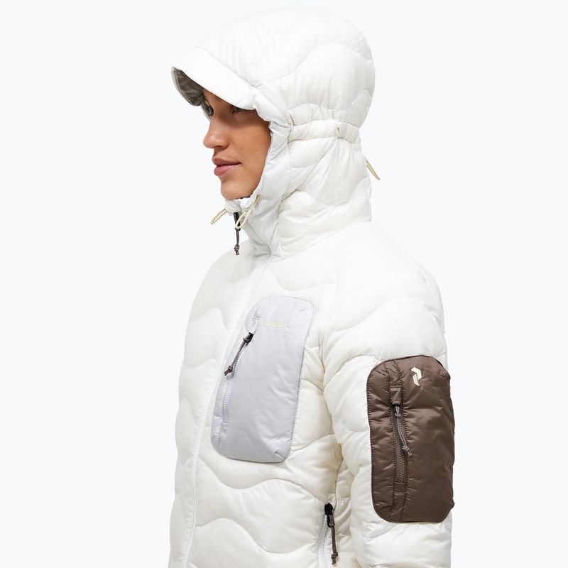 Damen-Daunenjacke Peak Performance Helium Utility Down offwhite/antarctica 4