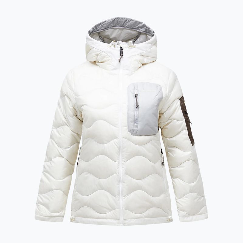 Damen-Daunenjacke Peak Performance Helium Utility Down offwhite/antarctica 6