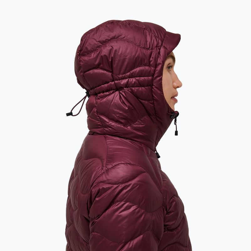 Damen-Daunenjacke Peak Performance Helium Down Hood Porto/Mountain Blush 5