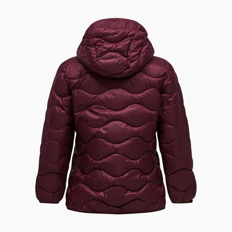 Damen-Daunenjacke Peak Performance Helium Down Hood Porto/Mountain Blush 7