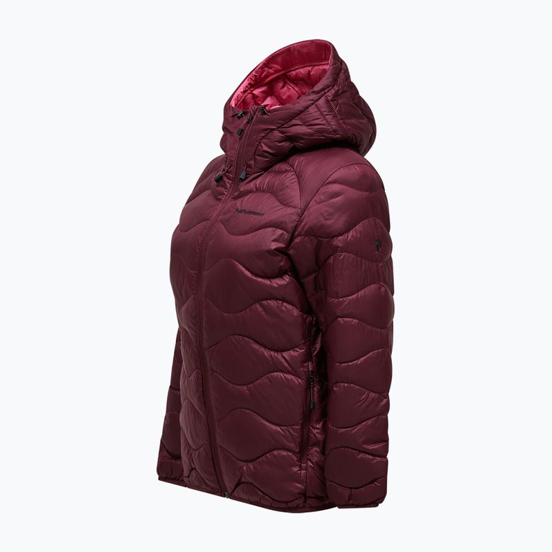 Damen-Daunenjacke Peak Performance Helium Down Hood Porto/Mountain Blush 8
