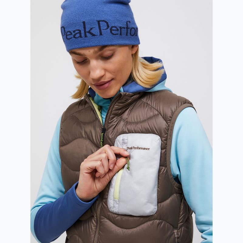 Damenweste Peak Performance Helium Utility Down terrain tan/antarctica 3