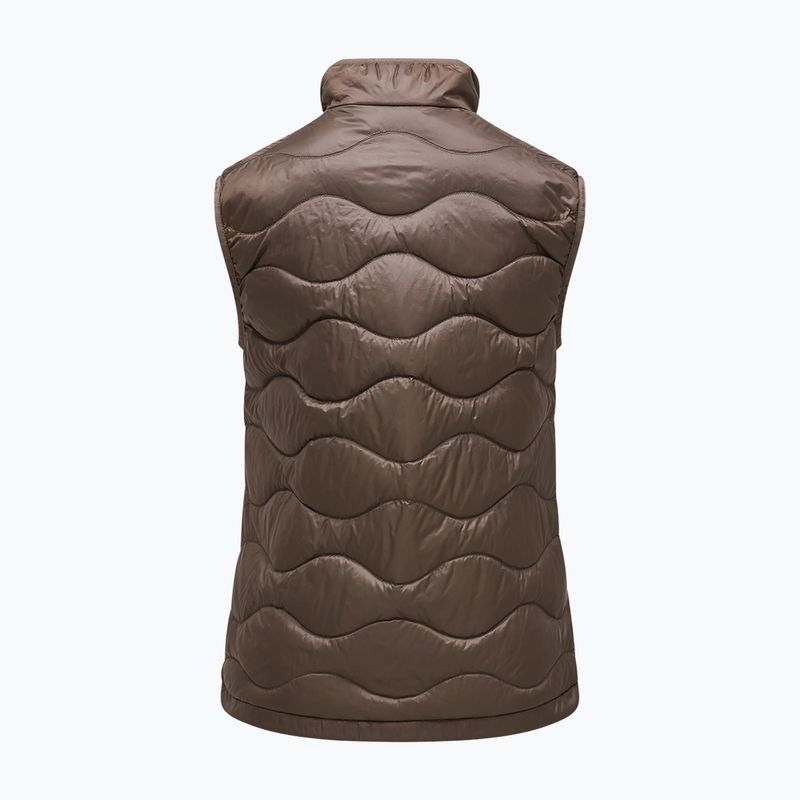 Damenweste Peak Performance Helium Utility Down terrain tan/antarctica 6