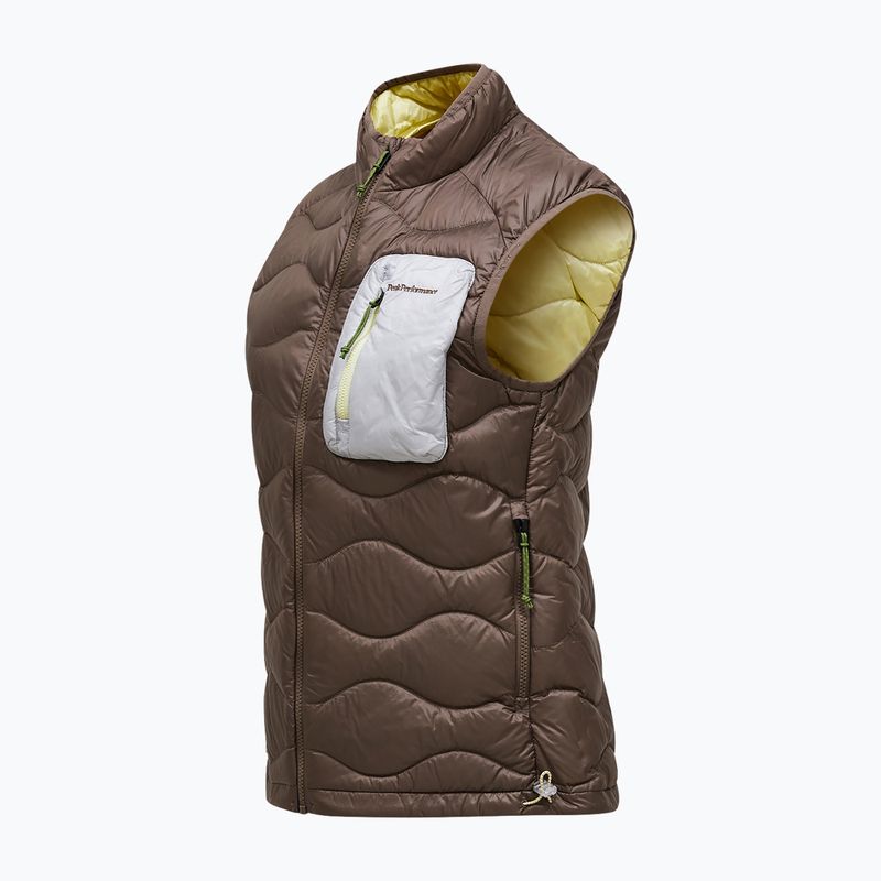 Damenweste Peak Performance Helium Utility Down terrain tan/antarctica 7