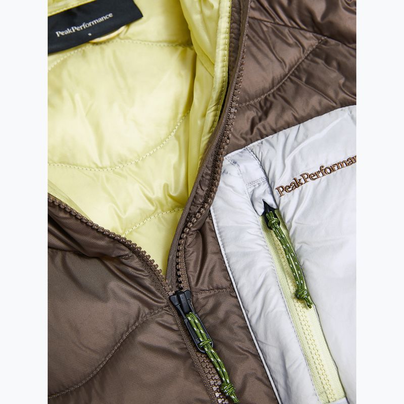 Damenweste Peak Performance Helium Utility Down terrain tan/antarctica 8