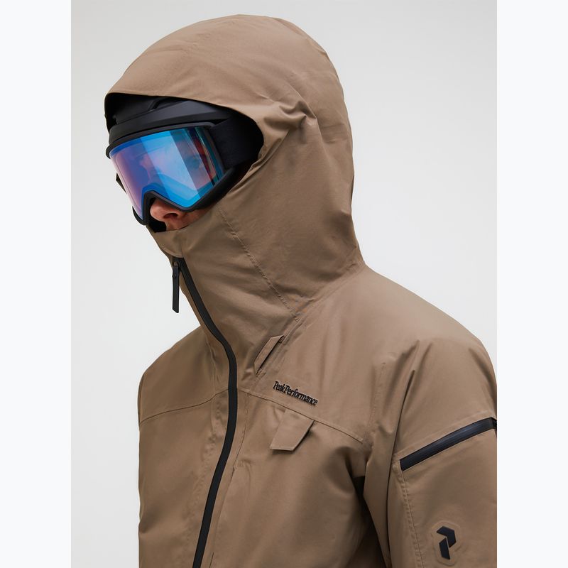 Herrenjacke Peak Performance Alpine GTX 2L Insulated Shell terrain tan 4