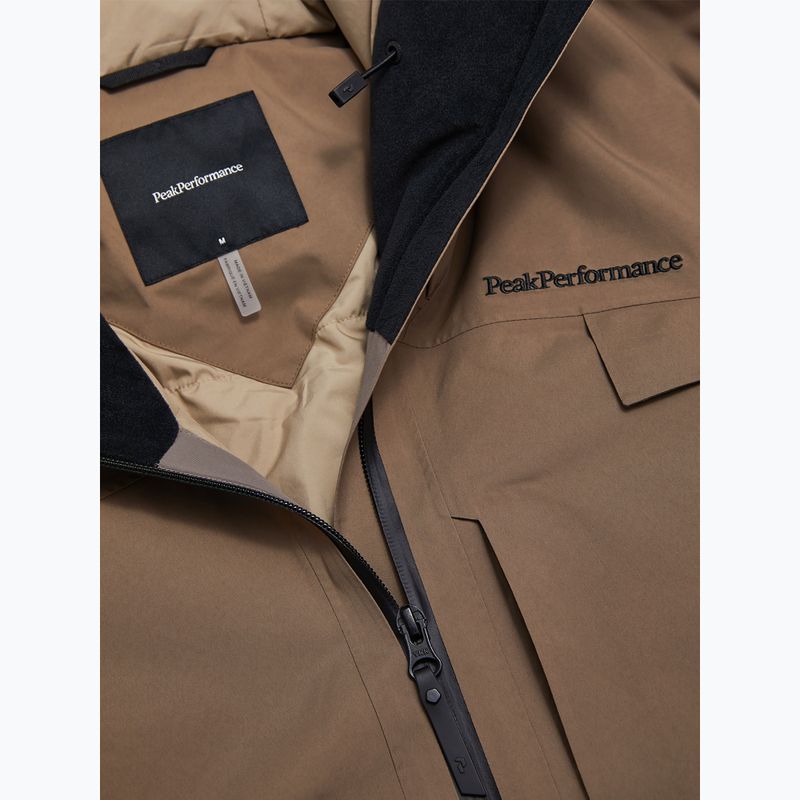 Herrenjacke Peak Performance Alpine GTX 2L Insulated Shell terrain tan 11