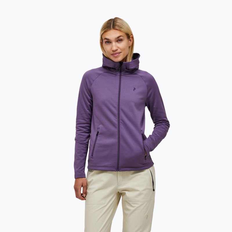 Damenpullover Peak Performance Rider Essentials montana grape/montana grape