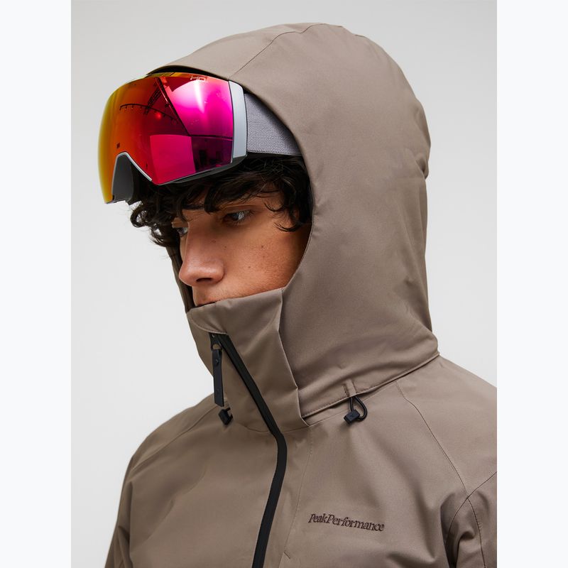 Herren-Skijacke Peak Performance Maroon Insulated terrain tan 4