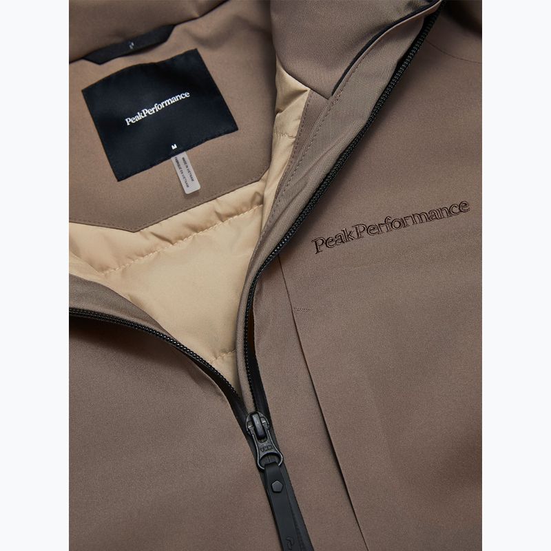 Herren-Skijacke Peak Performance Maroon Insulated terrain tan 9