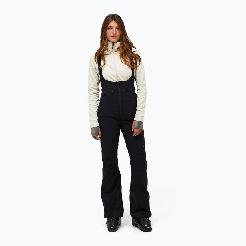 Damen Skihose Peak Performance Stretch Softshell Bib black