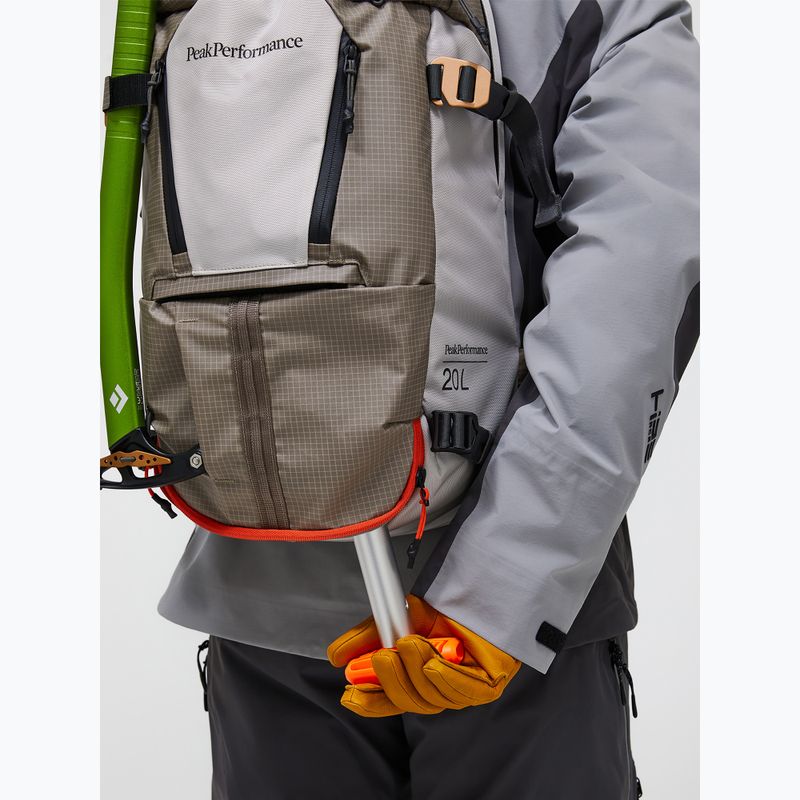 Ski-Rucksack Peak Performance Vertical Ski 20 l avid beige/antarctica 7